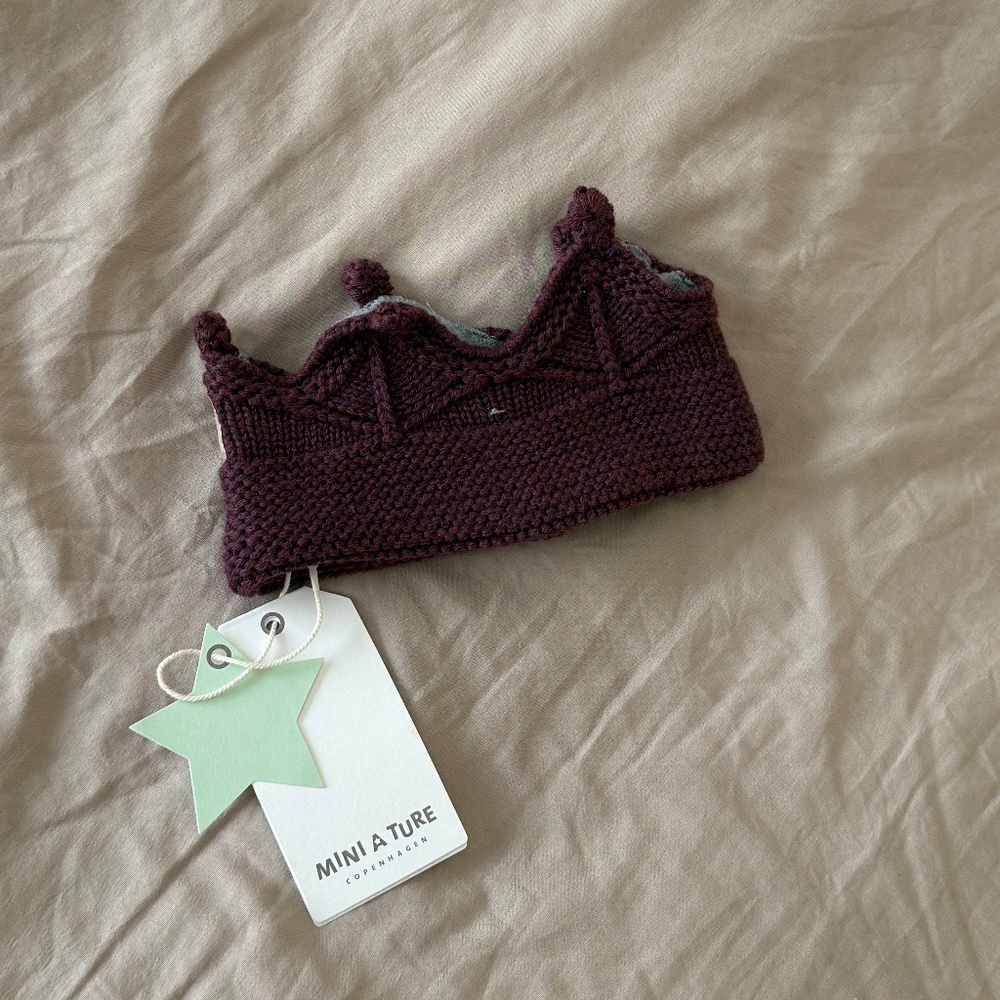 Mini A Ture Merino Wool Baby Crown (12-18M)